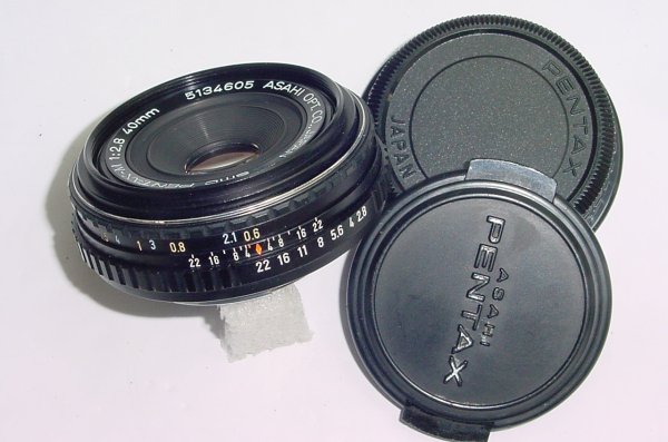 Pentax 40mm F/2.8 SMC-M Pancake Manual Focus Lens
