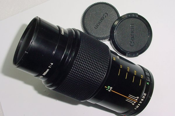 Canon 100mm F/4 MACRO FD Manual Focus Lens