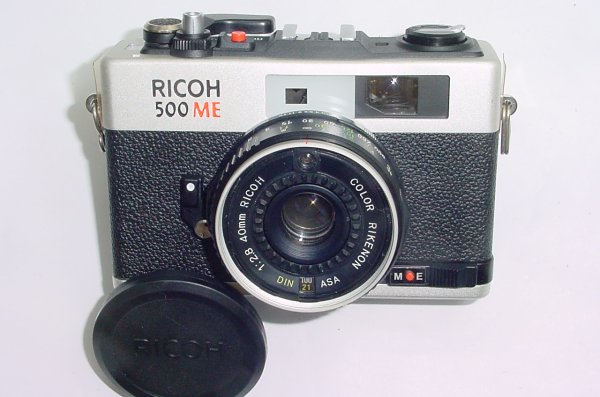 RICOH 500 ME 35mm Film Rangefinder Manual Camera with RIKENON 40mm F/2.8 Lens