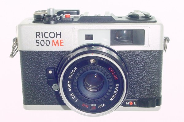 RICOH 500 ME 35mm Film Rangefinder Manual Camera with RIKENON 40mm F/2.8 Lens