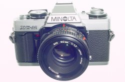 Minolta XG-M 35mm SLR Film Manual Camera with Minolta 50mm F/1.7 MD Lens