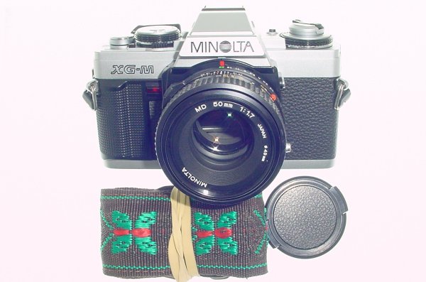 Minolta XG-M 35mm SLR Film Manual Camera with Minolta 50mm F/1.7 MD Lens