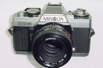 Minolta XG-M 35mm SLR Film Manual Camera with Minolta 50mm F/1.7 MD Lens