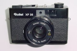 Rollei XF 35 35mm Film Rangefinder Camera with Sonnar 40mm F/2.3 Lens - Black