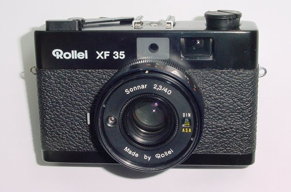 Rollei XF 35 35mm Film Rangefinder Camera with Sonnar 40mm F/2.3 Lens - Black