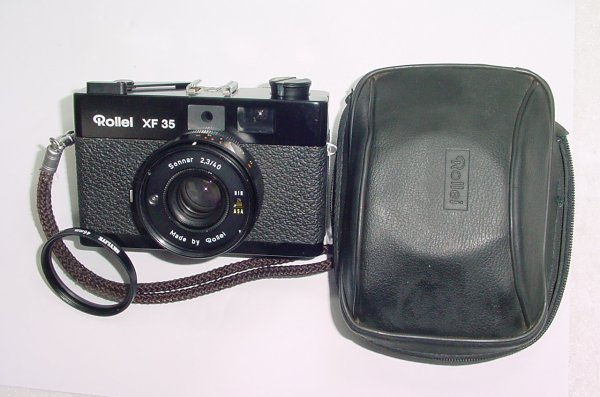 Rollei XF 35 35mm Film Rangefinder Camera with Sonnar 40mm F/2.3 Lens - Black