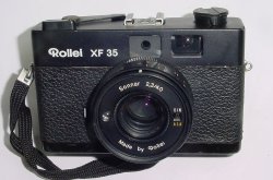 Rollei XF 35 35mm Film Rangefinder Camera with Sonnar 40mm F/2.3 Lens - Black