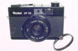 Rollei XF 35 35mm Film Rangefinder Camera with Sonnar 40mm F/2.3 Lens - Black