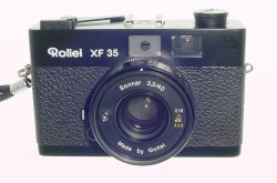 Rollei XF 35 35mm Film Rangefinder Camera with Sonnar 40mm F/2.3 Lens - Black