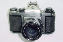 Pentax SV 35mm Film SLR Manual Camera with Super-Takumar 55mm F/2 Lens