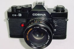 Cosina CS-3 35mm Film SLR Manual Camera with Chinon 50mm f/1.9 Lens