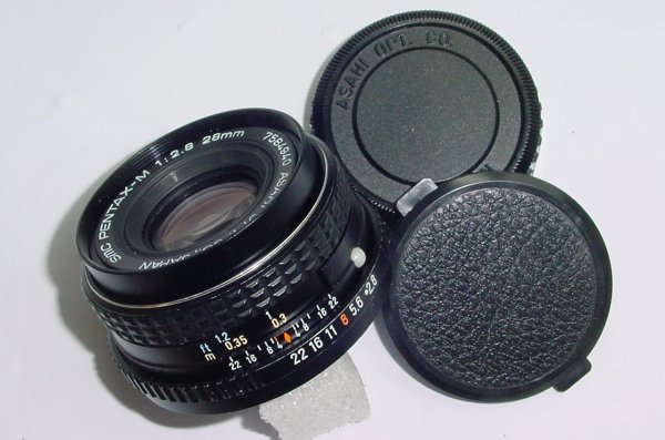 Pentax 28mm F/2.8 Pentax-M SMC Wide Angle Manual Focus Lens
