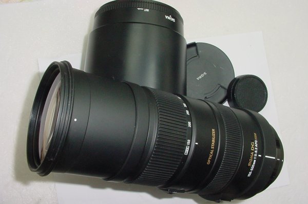 Sigma 150-500mm F/5-6.3 Optical Stabilizer APO HSM OS DG AF Lens - Nikon AF Mint