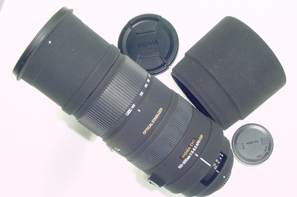 Sigma 150-500mm F/5-6.3 Optical Stabilizer APO HSM OS DG AF Lens - Nikon AF Mint