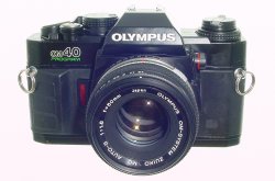 Olympus OM40 Program 35mm Film Camera with Olympus 50mm F/1.8 Zuiko Lens