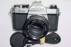 Pentax K1000 35mm Film SLR Manual Camera with Pentax-M 55mm F/1.8 SMC Lens