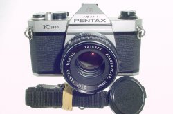 Pentax K1000 35mm Film SLR Manual Camera with Pentax 55mm F/1.8 SMC Lens
