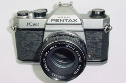 Pentax K1000 35mm Film SLR Manual Camera with Pentax-M 55mm F/1.8 SMC Lens