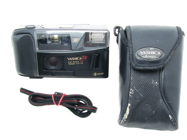 Yashica T3 35mm Film Point & Shoot Camera Carl Zeiss 35/2.8 T* Tessar Lens