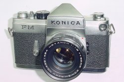 Konica FM 35mm Film SLR Manual Camera with Hexanon 52mm f/1.8 Konishiroku Lens