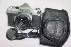 Konica FM 35mm Film SLR Manual Camera with Hexanon 52mm f/1.8