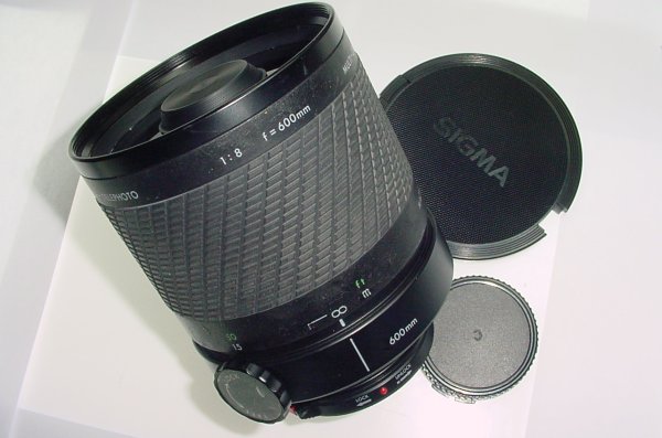 SIGMA 600mm F/8 MIRROR TELEPHOTO Multi Coated Manual Focus Lens For Canon FD