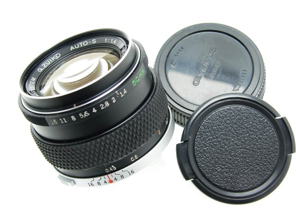 Olympus 50mm F/1.4 G.ZUIKO AUTO-S Standard Manual Focus OM-System Lens