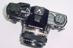 Olympus OM-2 Spot/Program 35mm Film SLR Manual Camera + 50mm f/1.8 Zuiko Lens