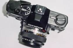 Olympus OM-2 Spot/Program 35mm Film SLR Manual Camera + 50mm f/1.8 Zuiko Lens