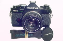 Olympus OM-2 Spot/Program 35mm Film SLR Manual Camera + 50mm f/1.8 Zuiko Lens