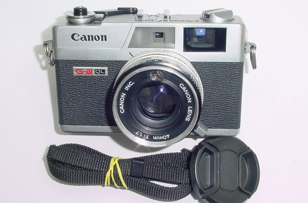 Canon Canonet QL17 G-III QL Rangefinder 35mm Film Camera 40mm F/1.7 Lens