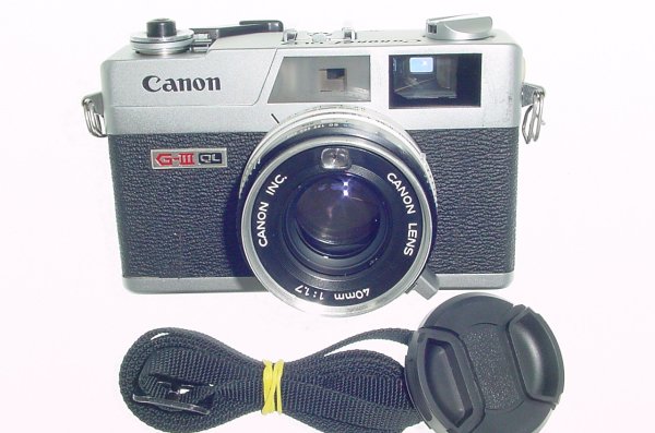 Canon Canonet QL17 G-III QL Rangefinder 35mm Film Camera 40mm F/1.7 Lens