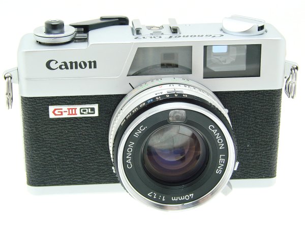 Canon Canonet QL17 G-III QL Rangefinder 35mm Film Camera 40mm F/1.7 Lens