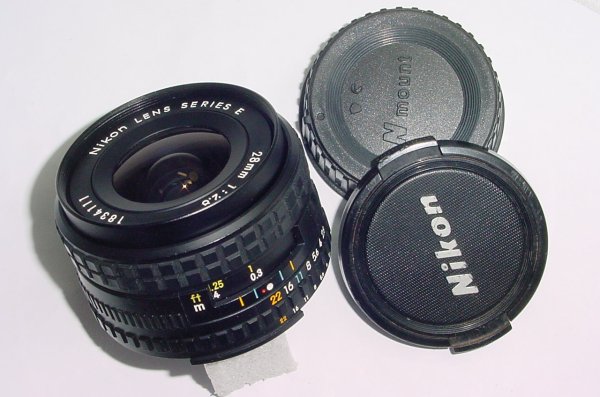 Nikon 28mm F/2.8 SERIES E AIs Manual Focus Wide Angle Lens