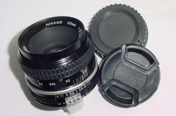 Nikon 50mm F/2 NIKKOR AI Manual Focus Standard Lens