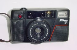 Nikon L35 AF2 35mm Film Point and Shoot Compact Camera with 35mm F/2.8 Lens