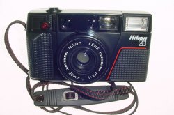 Nikon L35 AF2 35mm Film Point and Shoot Compact Camera with 35mm F/2.8 Lens