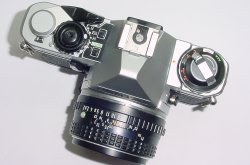 Pentax ME Super 35mm Film Manual SLR Camera with Pentax-M 50mm F/2 smc Lens