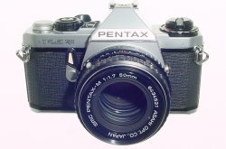 Pentax ME Super 35mm Film Manual SLR Camera + Pentax-M 50mm f/1.7 smc Lens