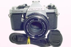 Pentax ME Super 35mm Film Manual SLR Camera + Pentax-M 50mm f/1.7 smc Lens
