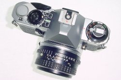 Pentax ME Super 35mm Film Manual SLR Camera + Pentax-M 50mm f/2 smc Lens