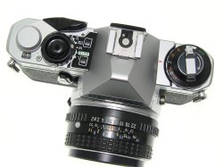 Pentax ME Super 35mm Film Manual SLR Camera + Pentax-M 50mm f/2 smc Lens