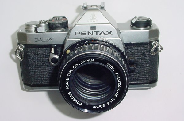 Pentax MX 35mm Film SLR Manual Camera with Pentax-M 50mm F/1.4 SMC Lens