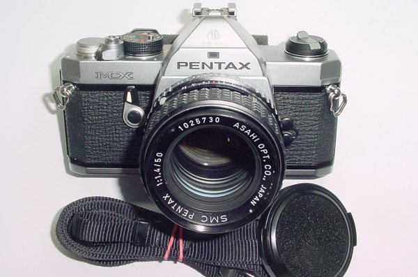 Pentax MX 35mm Film SLR Manual Camera with Pentax-M 50mm F/1.4 SMC Lens