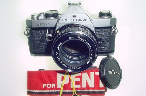 Pentax MX 35mm Film SLR Manual Camera with Pentax-M 50mm F/1.4 SMC Lens
