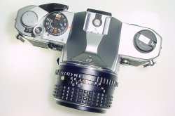 Pentax MX 35mm Film SLR Manual Camera with Pentax-M 50mm F/1.4 SMC Lens