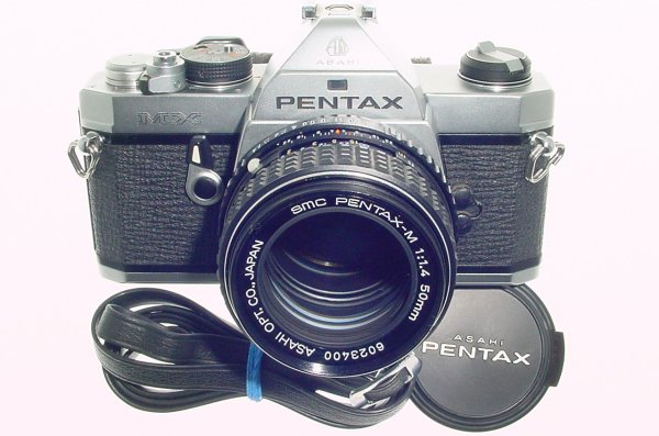 Pentax MX 35mm Film SLR Manual Camera with Pentax-M 50mm F/1.4 SMC Lens