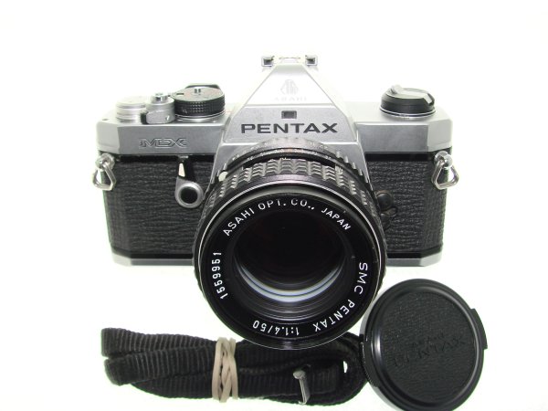 Pentax MX 35mm Film SLR Manual Camera with Pentax-M 50mm F/1.4 SMC Lens