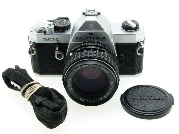 Pentax MX 35mm Film SLR Manual Camera with Pentax-M 50mm F/1.4 SMC Lens