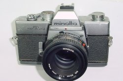 Minolta SRT201 35mm SLR Film Camera with Minolta 50mm F/1.7 MD Lens